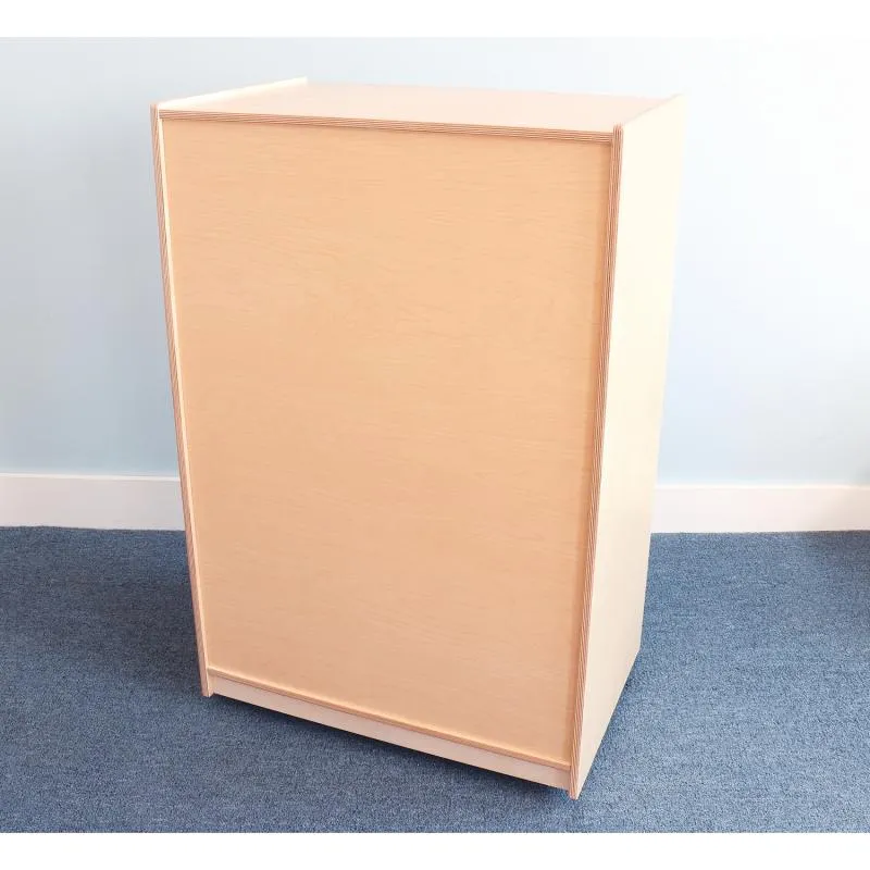 10 Cubby Mobile Tray Storage Cabinet
