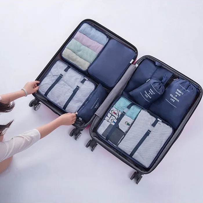 10 Pcs/Set Travel Packing Luggage Organizer Bags