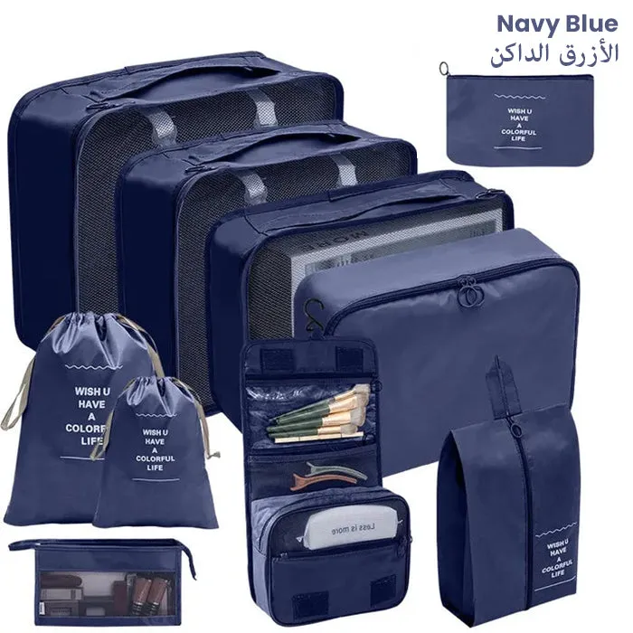 10 Pcs/Set Travel Packing Luggage Organizer Bags