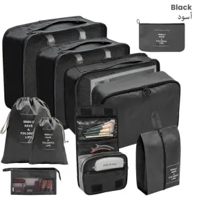 10 Pcs/Set Travel Packing Luggage Organizer Bags