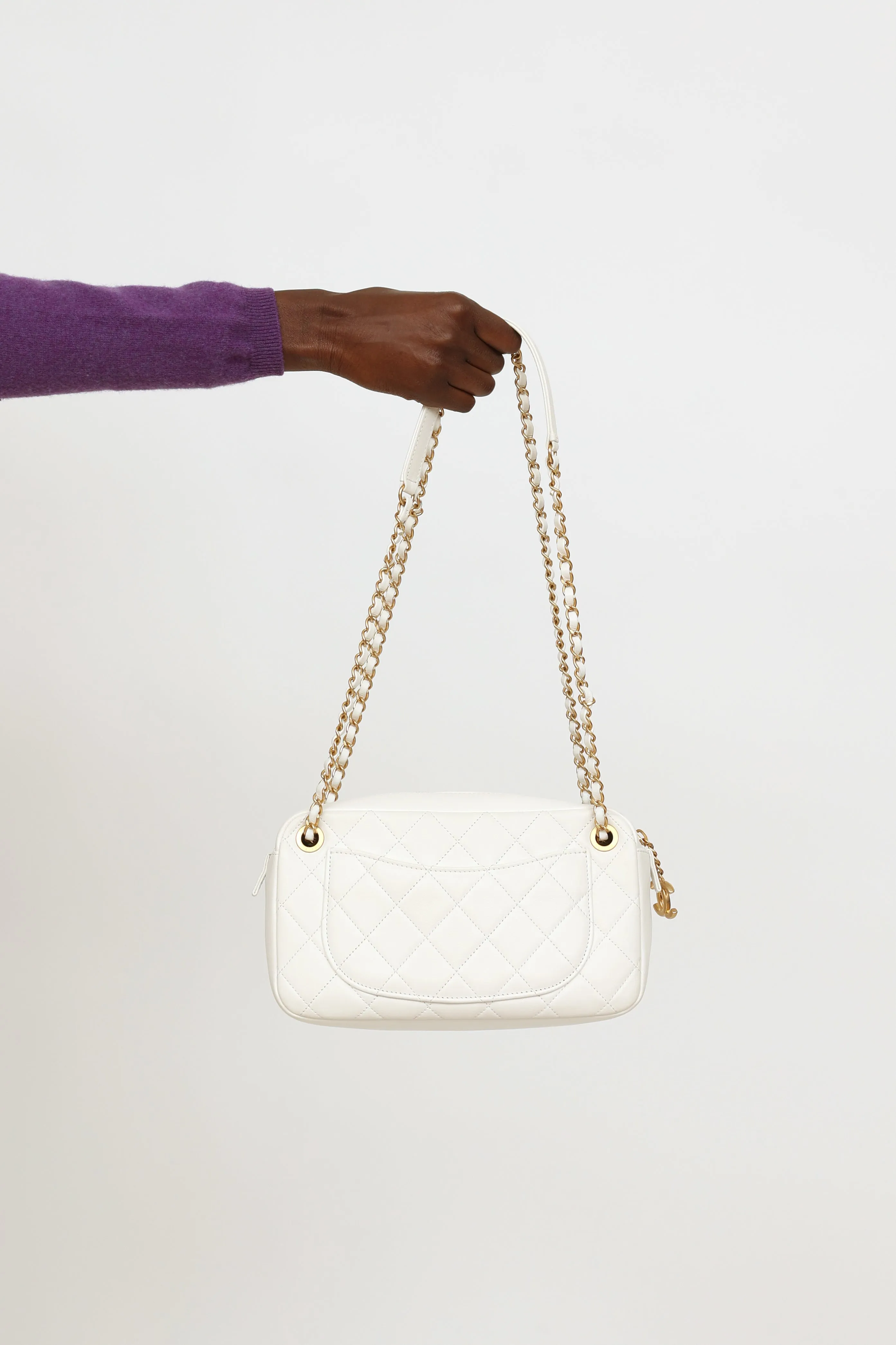 2019 White All About Chains Camera Bag