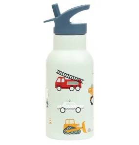 A Little Lovely Company - Kids Stainless Steel Drink / Water Bottle: Vehicles, Cars
