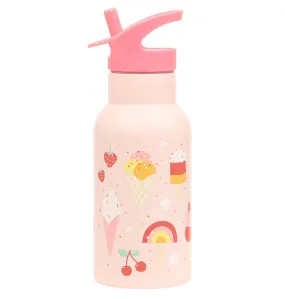 A Lovely Little Company - Kids Stainless Steel Drink / Water Bottle: Ice Cream