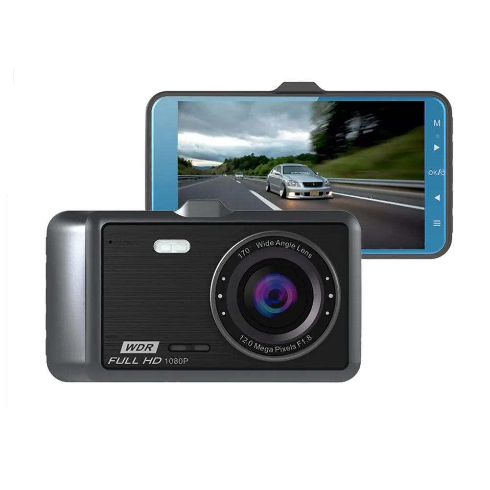 Anytek A60 Car 4 Inch Ips Screen 1080P HD 170 Degree Wide Angle