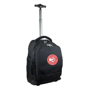 Atlanta Hawks Premium Wheeled Backpack in Black