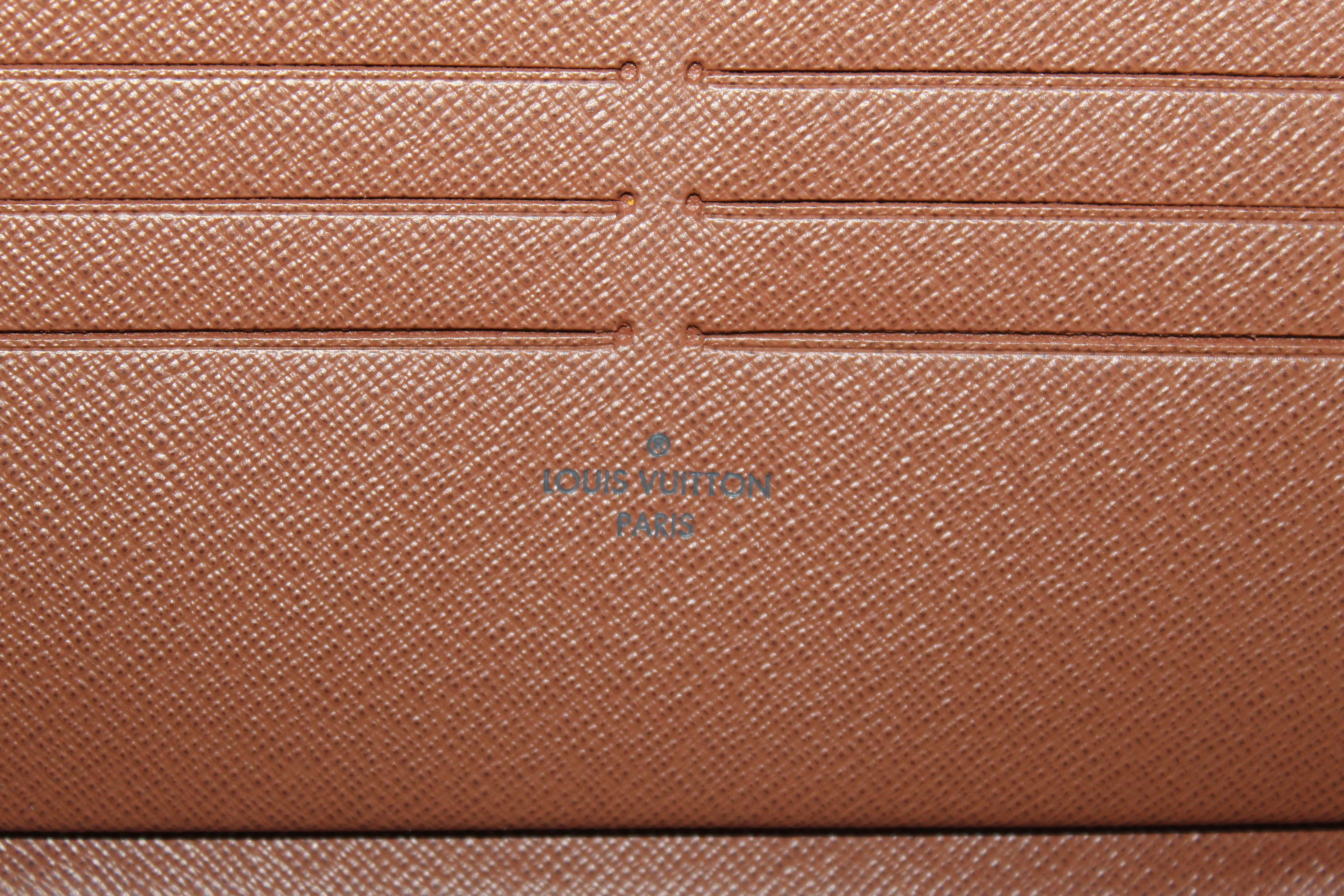 Authentic New Louis Vuitton Classic Monogram Zippy Organizer Wallet