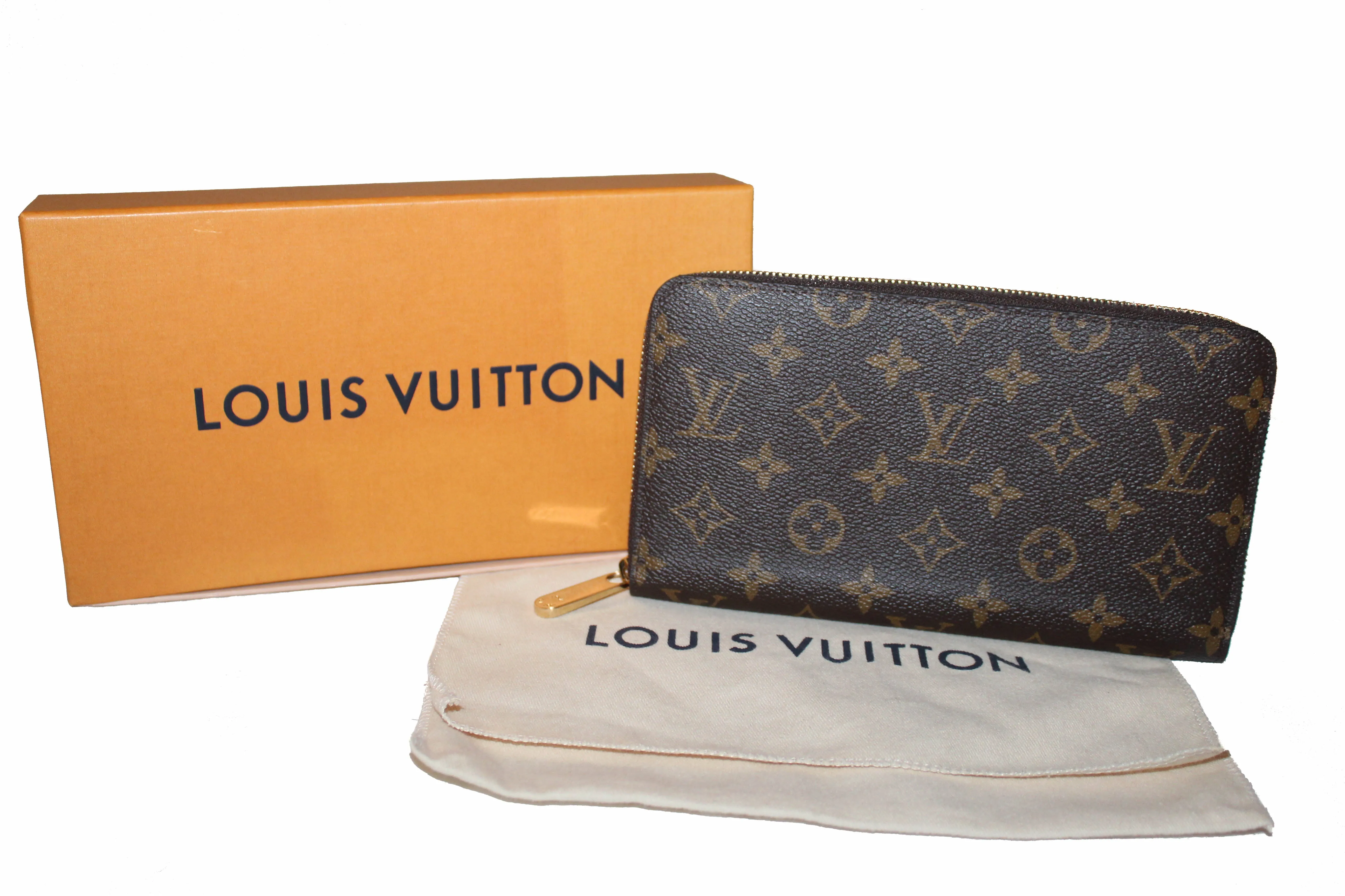 Authentic New Louis Vuitton Classic Monogram Zippy Organizer Wallet