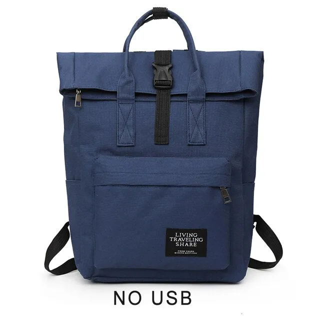 Backpack Women Leisure Back Pack Korean Ladies Knapsack Casual Travel Bags School Girls Classic Bagpack Laptop bag