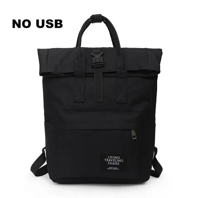 Backpack Women Leisure Back Pack Korean Ladies Knapsack Casual Travel Bags School Girls Classic Bagpack Laptop bag