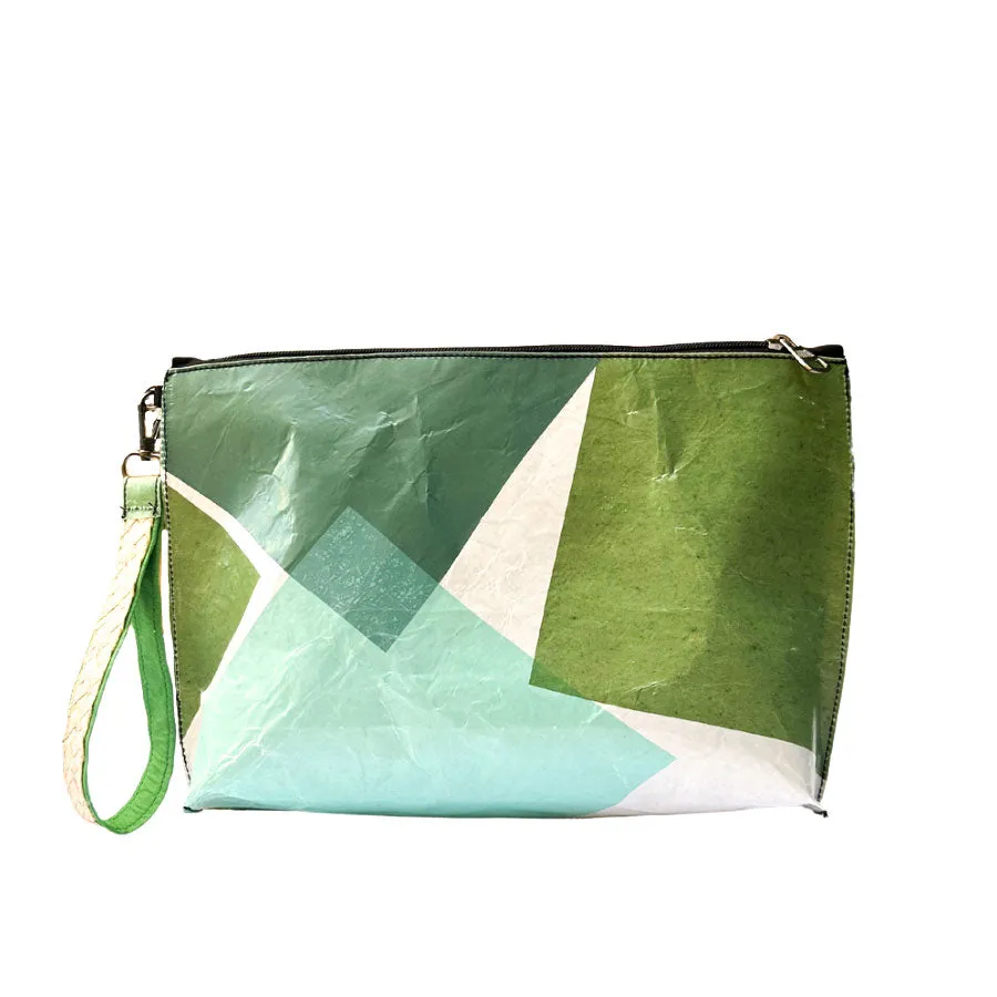 Beach Clutch - Broccoli
