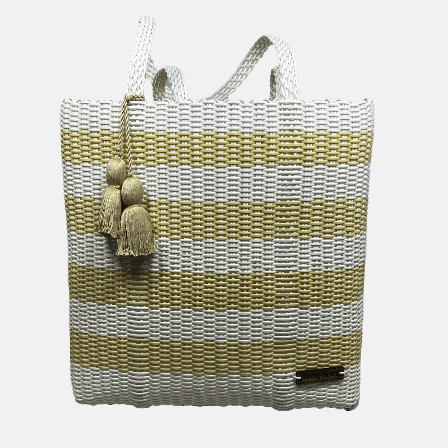 cesta tote ~ large ~ stripe ~ unlined
