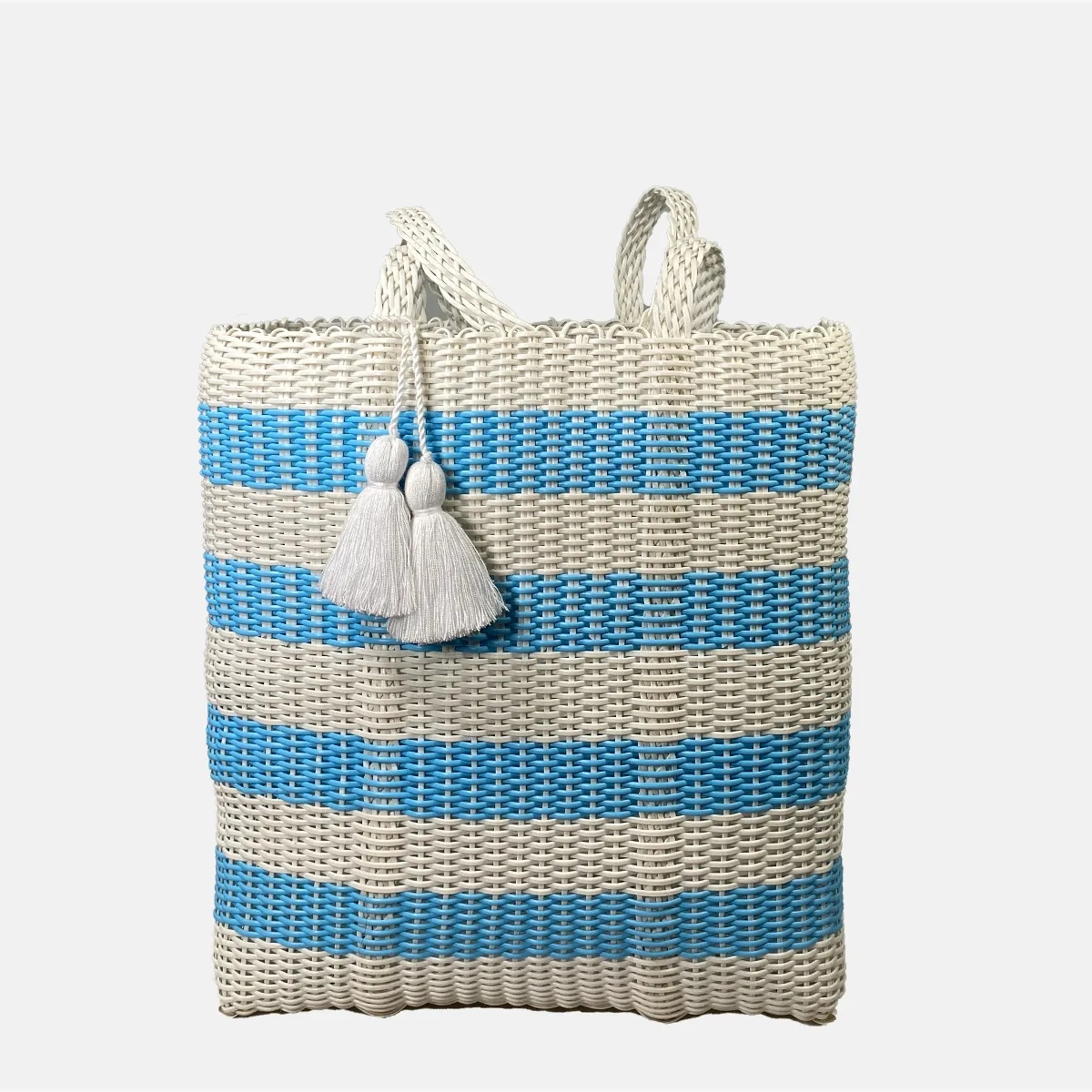 cesta tote ~ large ~ stripe ~ unlined