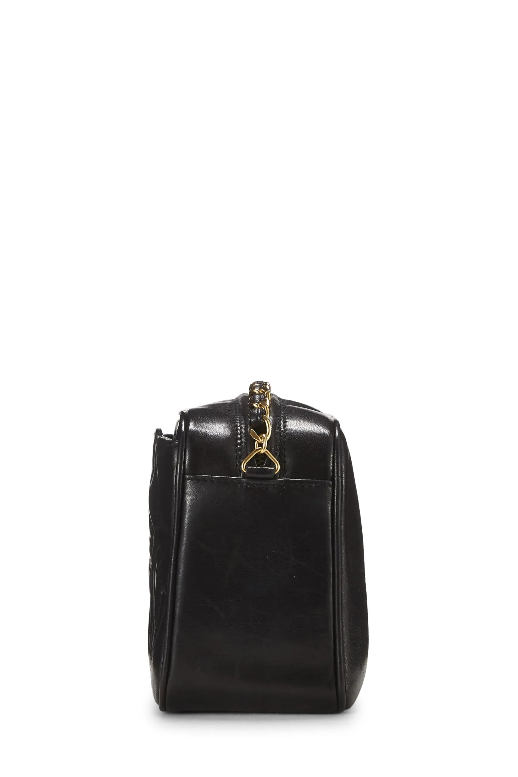 Chanel,  Black Lambskin 3 'CC' Camera Bag Mini, Black