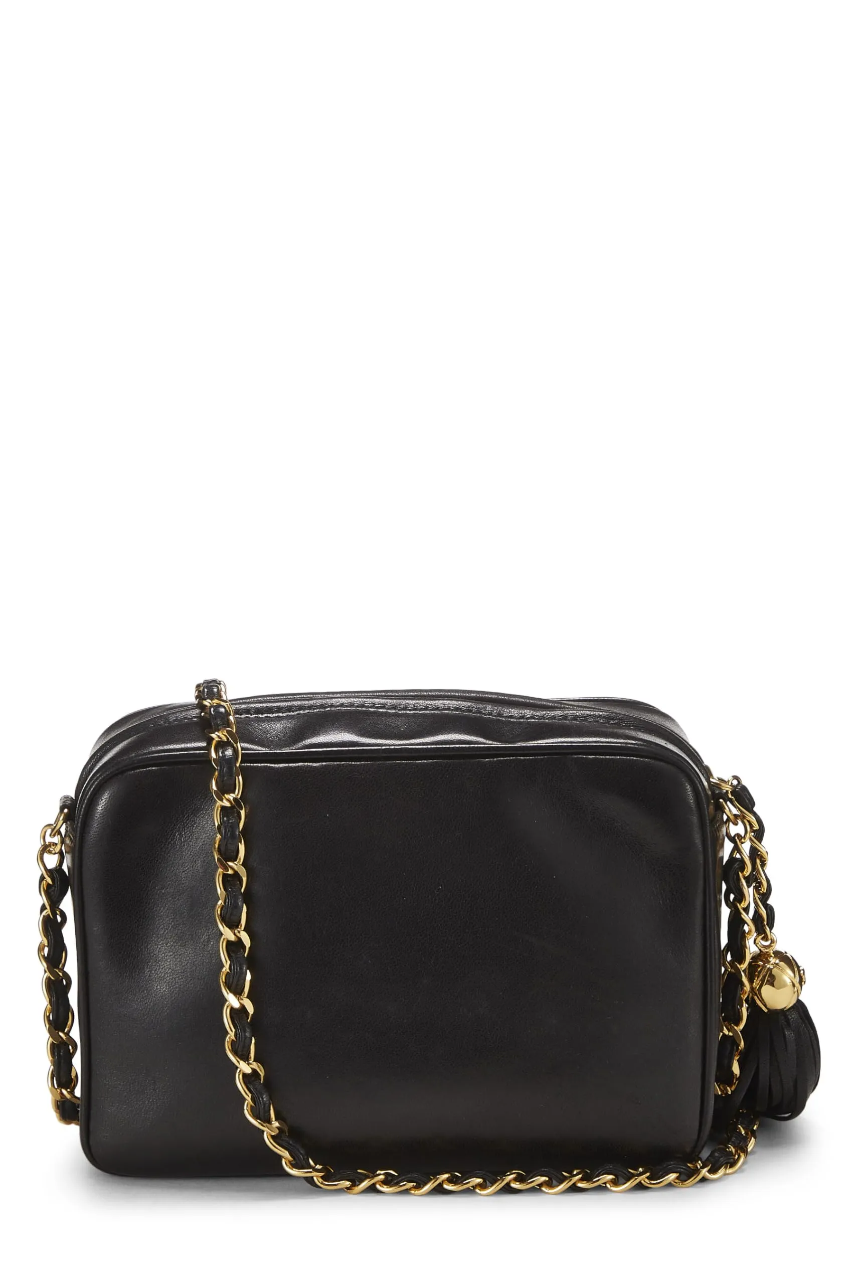 Chanel,  Black Lambskin 3 'CC' Camera Bag Mini, Black