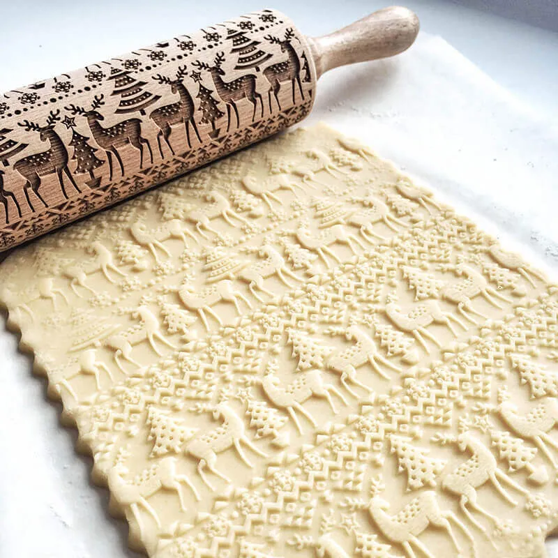 Christmas 3D Rolling Pin