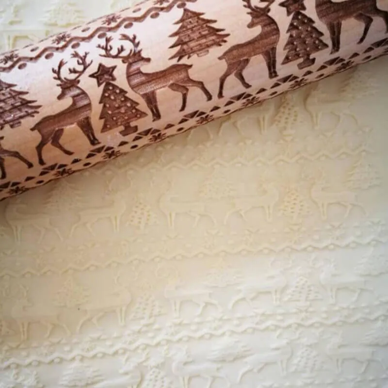 Christmas 3D Rolling Pin