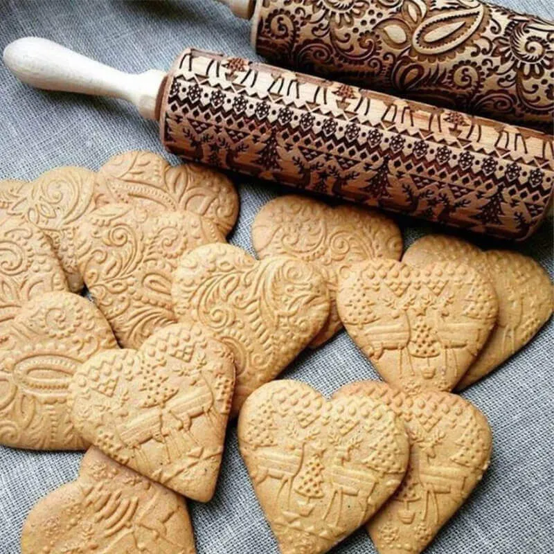 Christmas 3D Rolling Pin