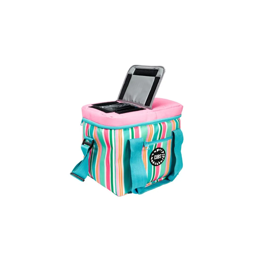 Cubs Pink Stripes 32 Cans Cooler