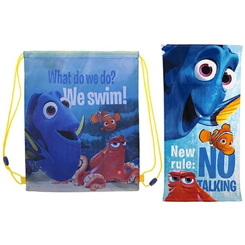 Finding Dory Beach Set Towel & Gym Bag