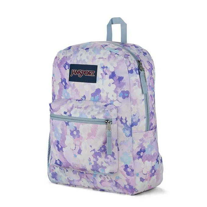 JANSPORT FLORAL PURPLE BACKPACK FOR GIRLS