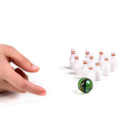 Kicko Miniature Bowling Game Set -24 Pack Deluxe - for Kids, Playing, Party, Fun, Boys