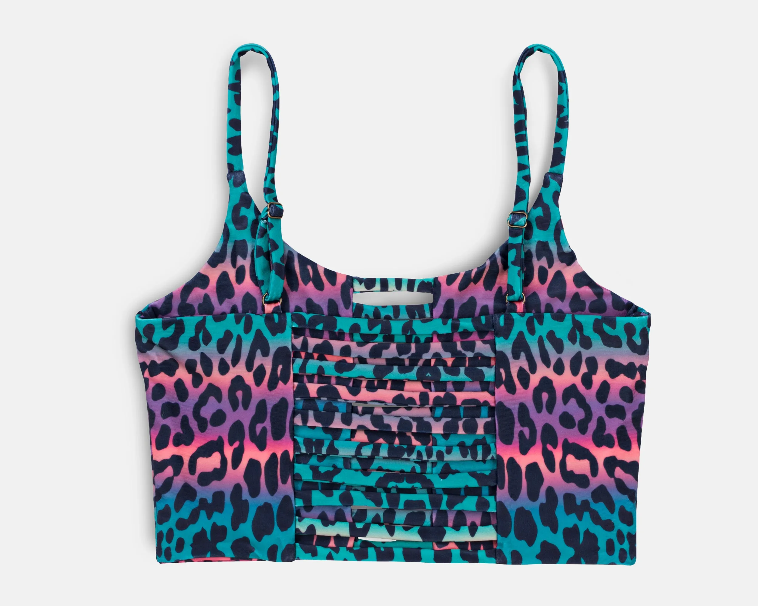 Klara Yoga Top - Jungle Cheetah print