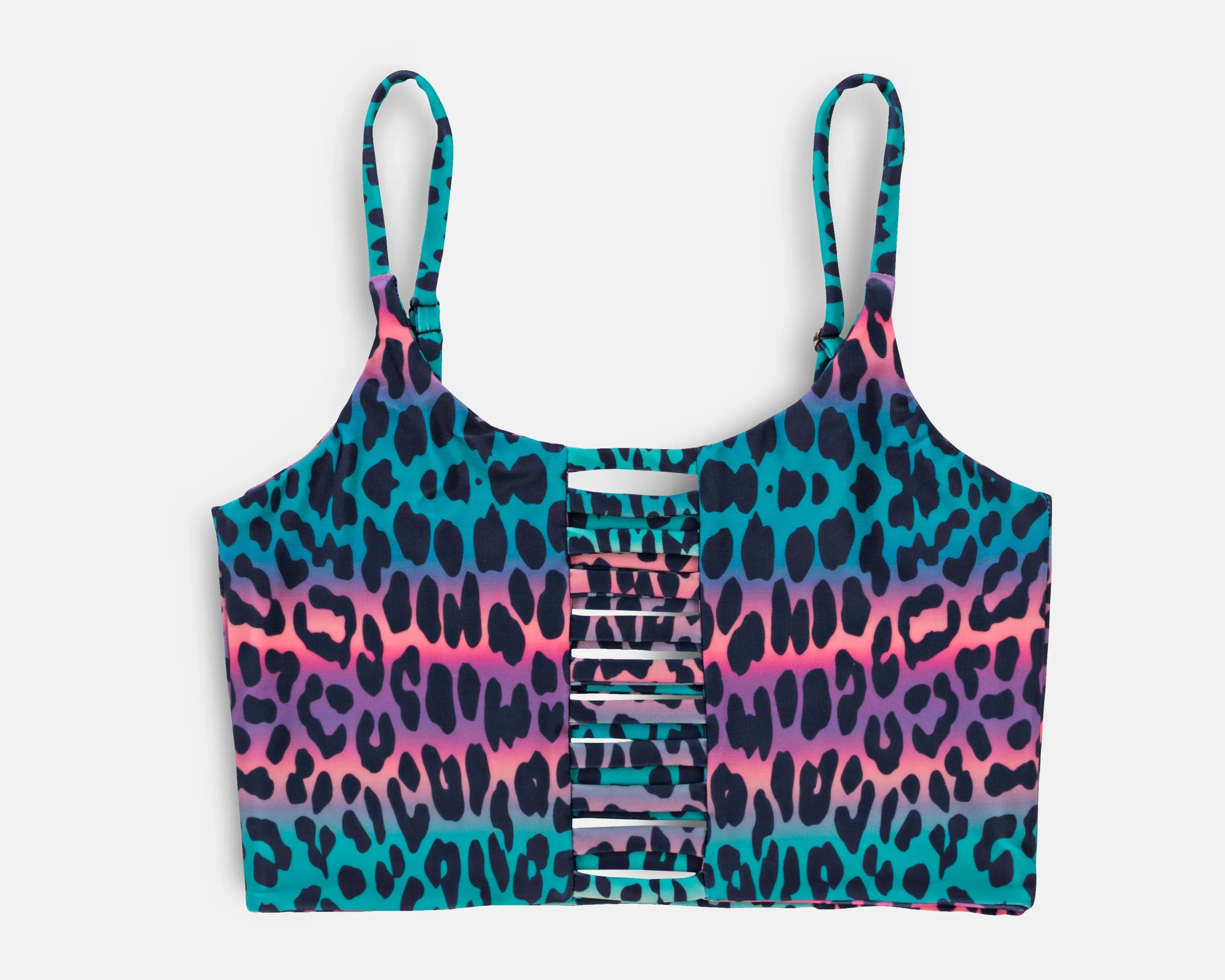 Klara Yoga Top - Jungle Cheetah print