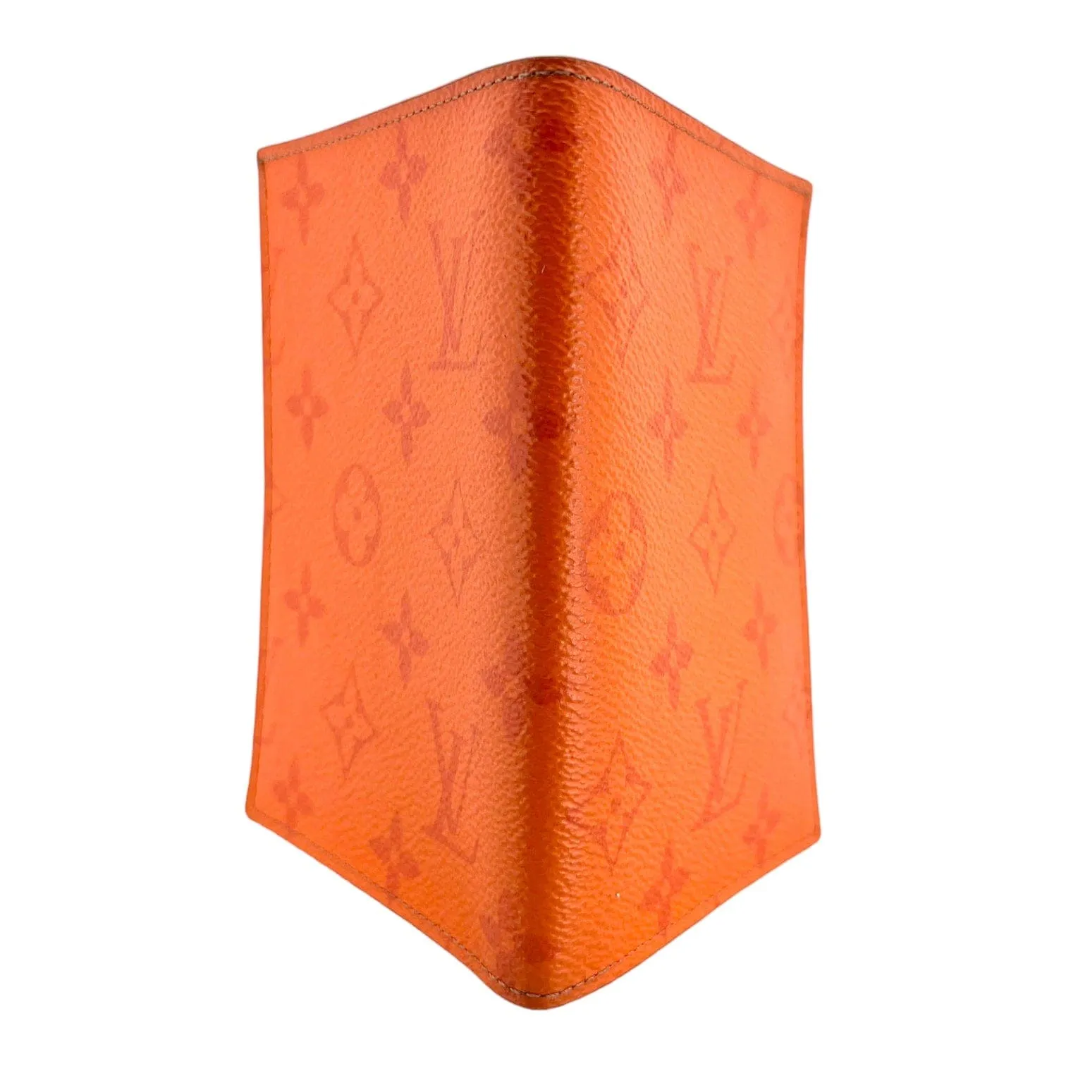 Louis Vuitton Pocket Organizer Monogram Eclipse Volcano Orange Pre-Owned