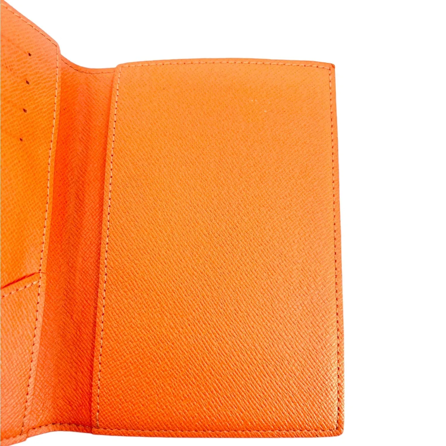 Louis Vuitton Pocket Organizer Monogram Eclipse Volcano Orange Pre-Owned