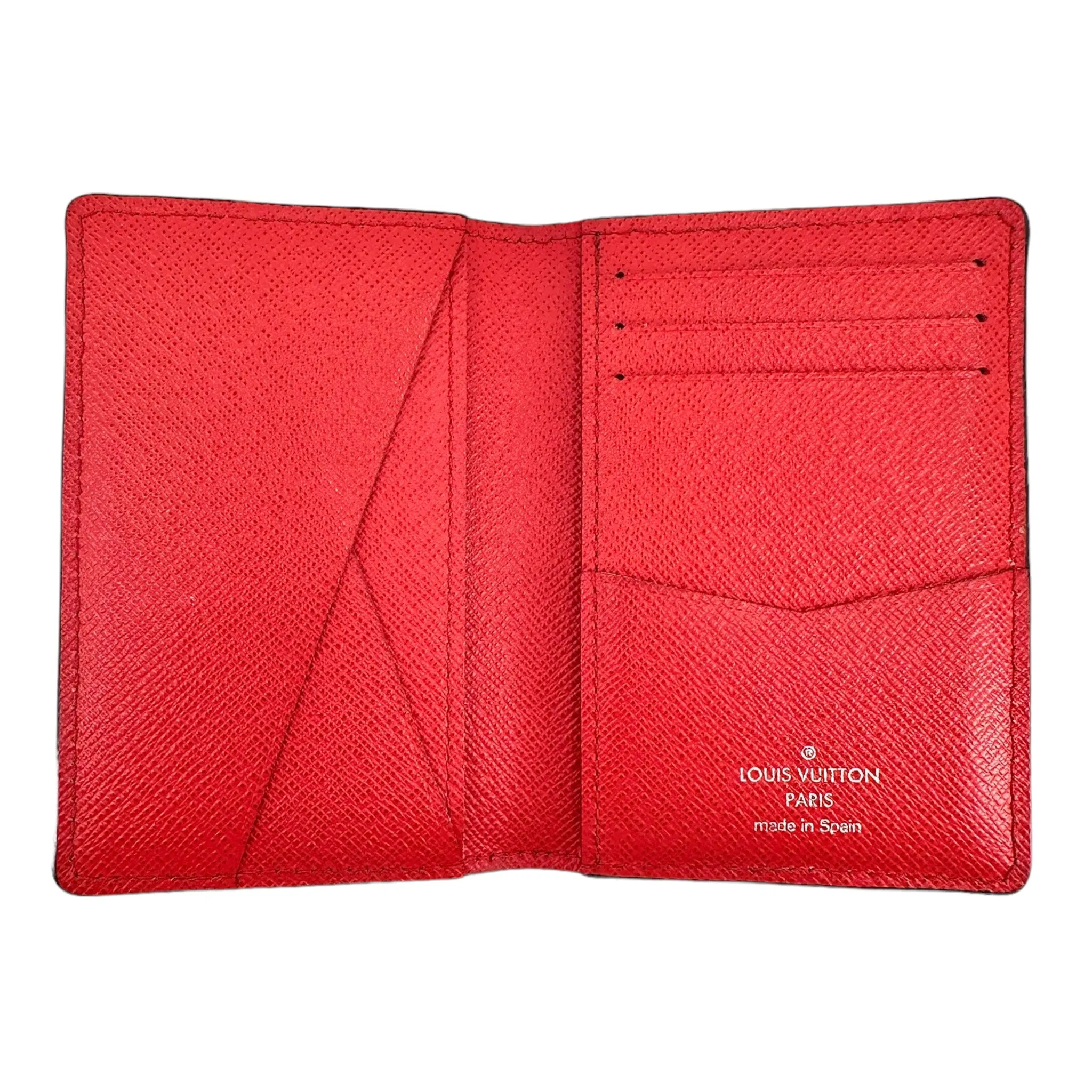 Louis Vuitton x Supreme Pocket Organizer Epi Red Pre-Owned