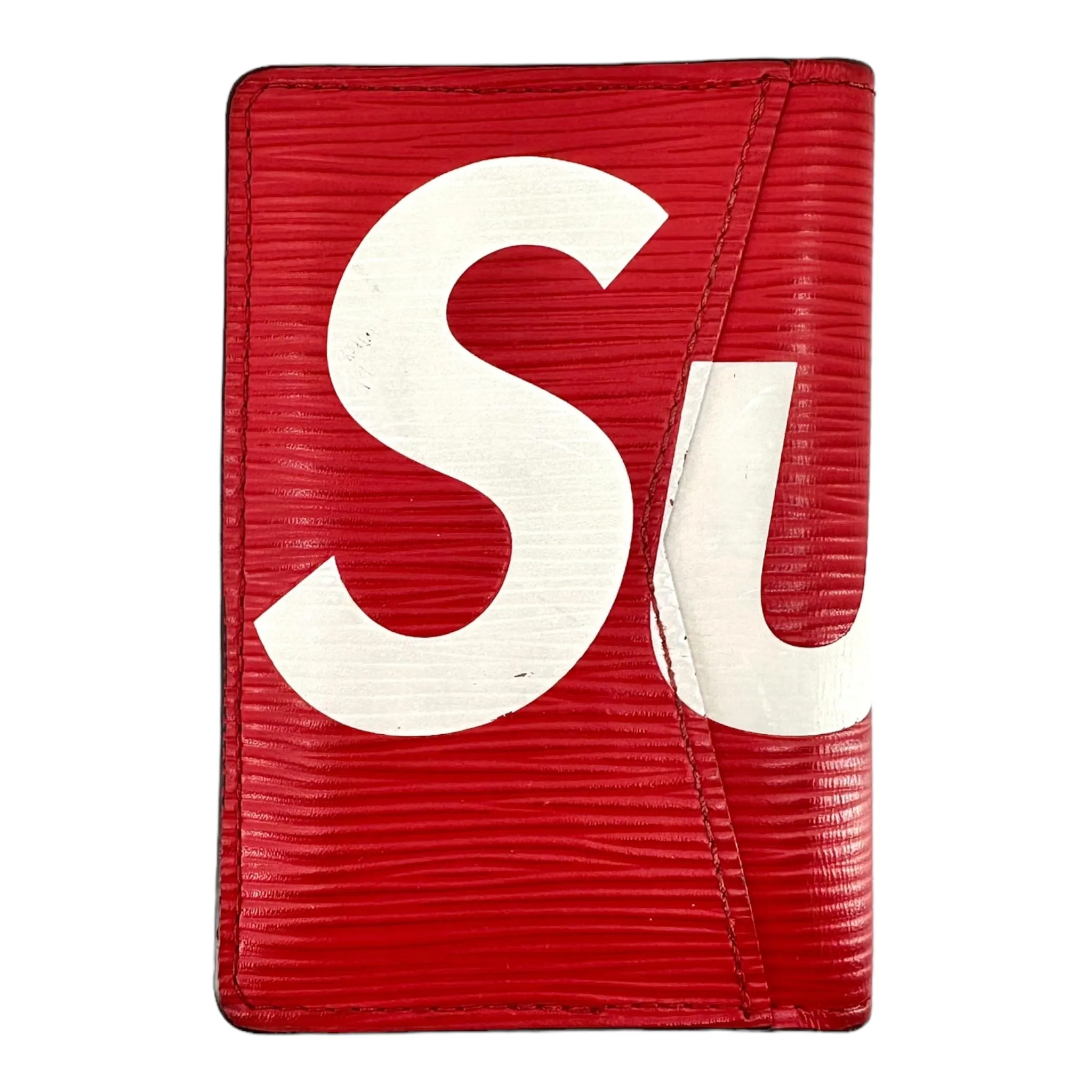 Louis Vuitton x Supreme Pocket Organizer Epi Red Pre-Owned