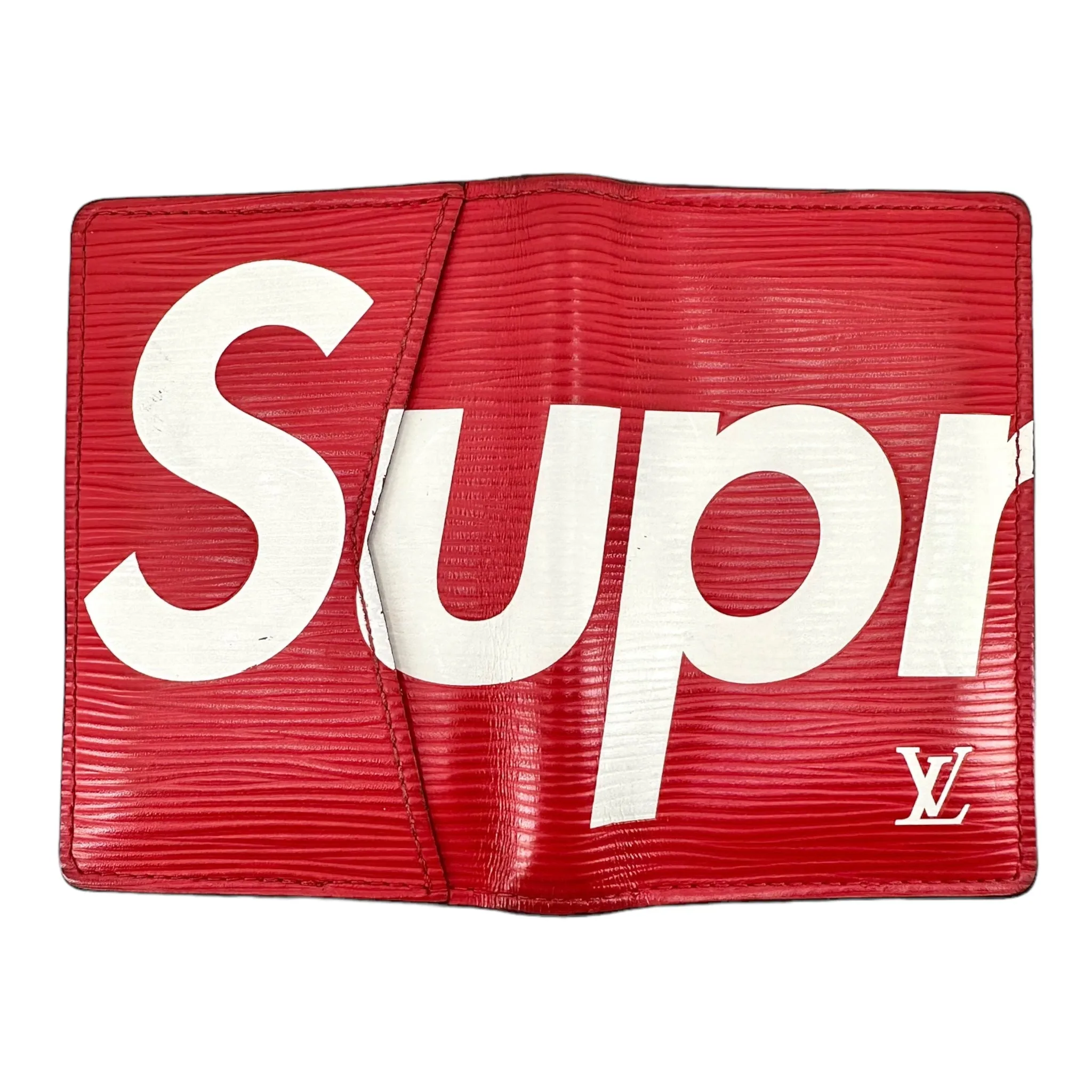 Louis Vuitton x Supreme Pocket Organizer Epi Red Pre-Owned