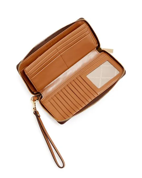 Michael Kors Jet Set Travel Continental Wallet, Brown