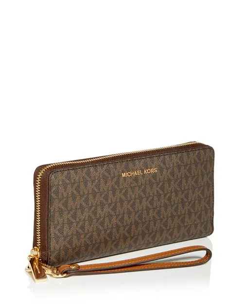 Michael Kors Jet Set Travel Continental Wallet, Brown