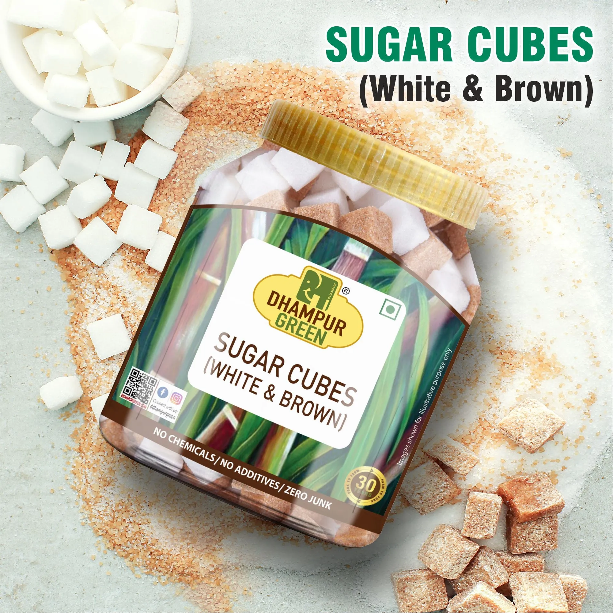 Mix Sugar Cube White & Brown, 800g