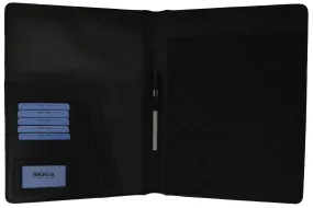 Moga Bifold Portfolio Organizer High End Leather Quality (Brown)
