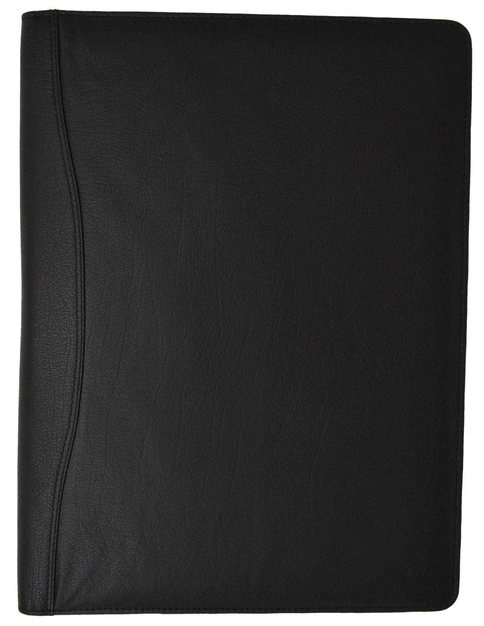 Moga Bifold Portfolio Organizer High End Leather Quality (Brown)