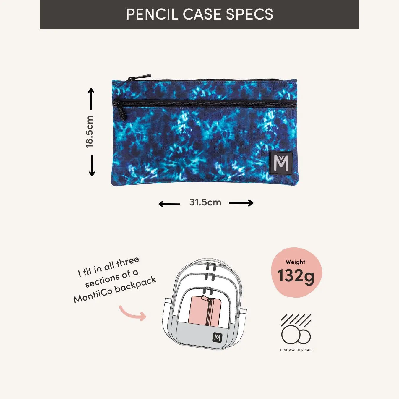 MontiiCo Confetti Pencil Case