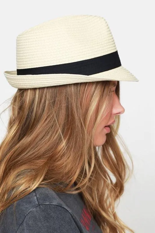 Natural Straw Panama hat