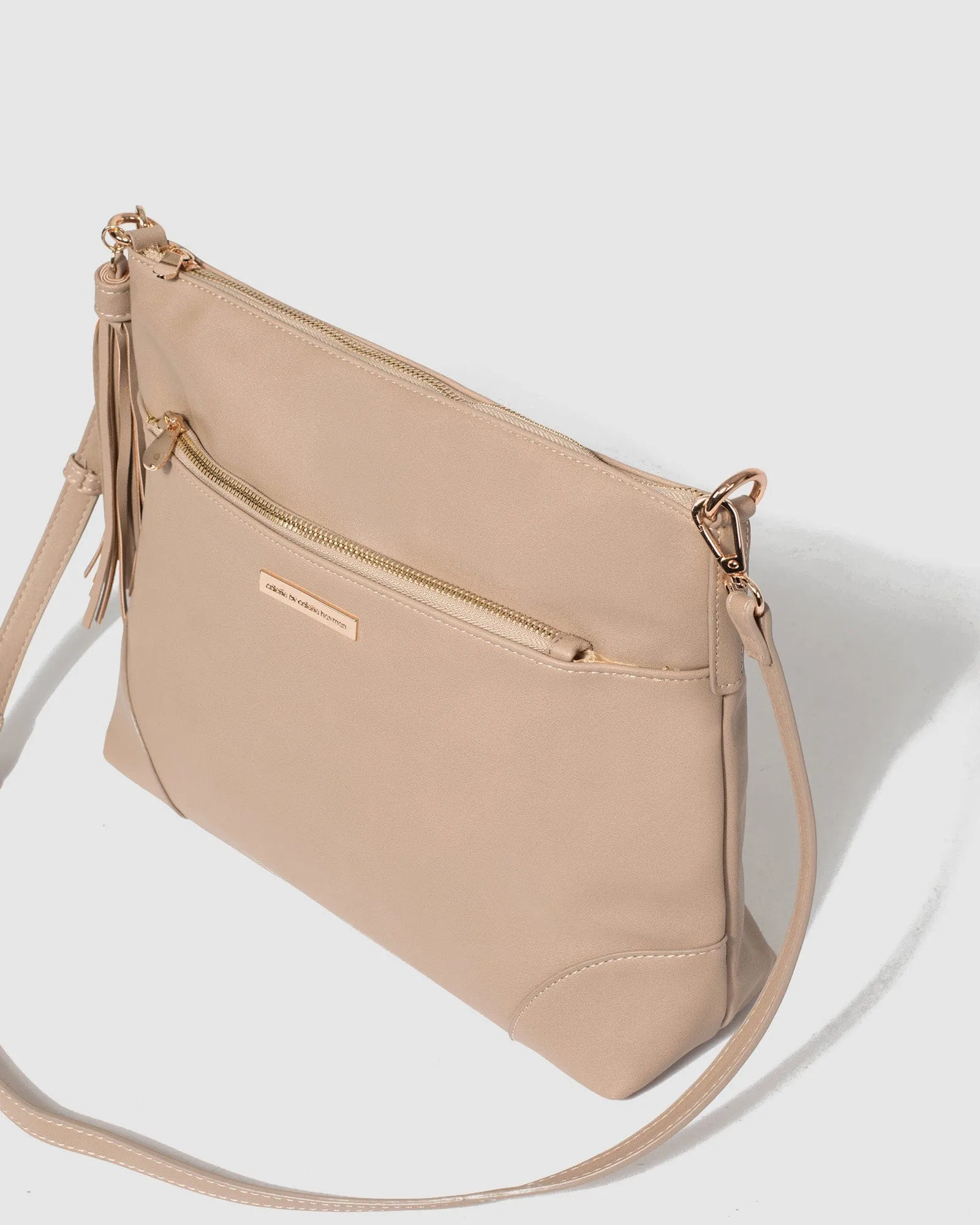 Nude Walking The Dog Patch Crossbody Bag