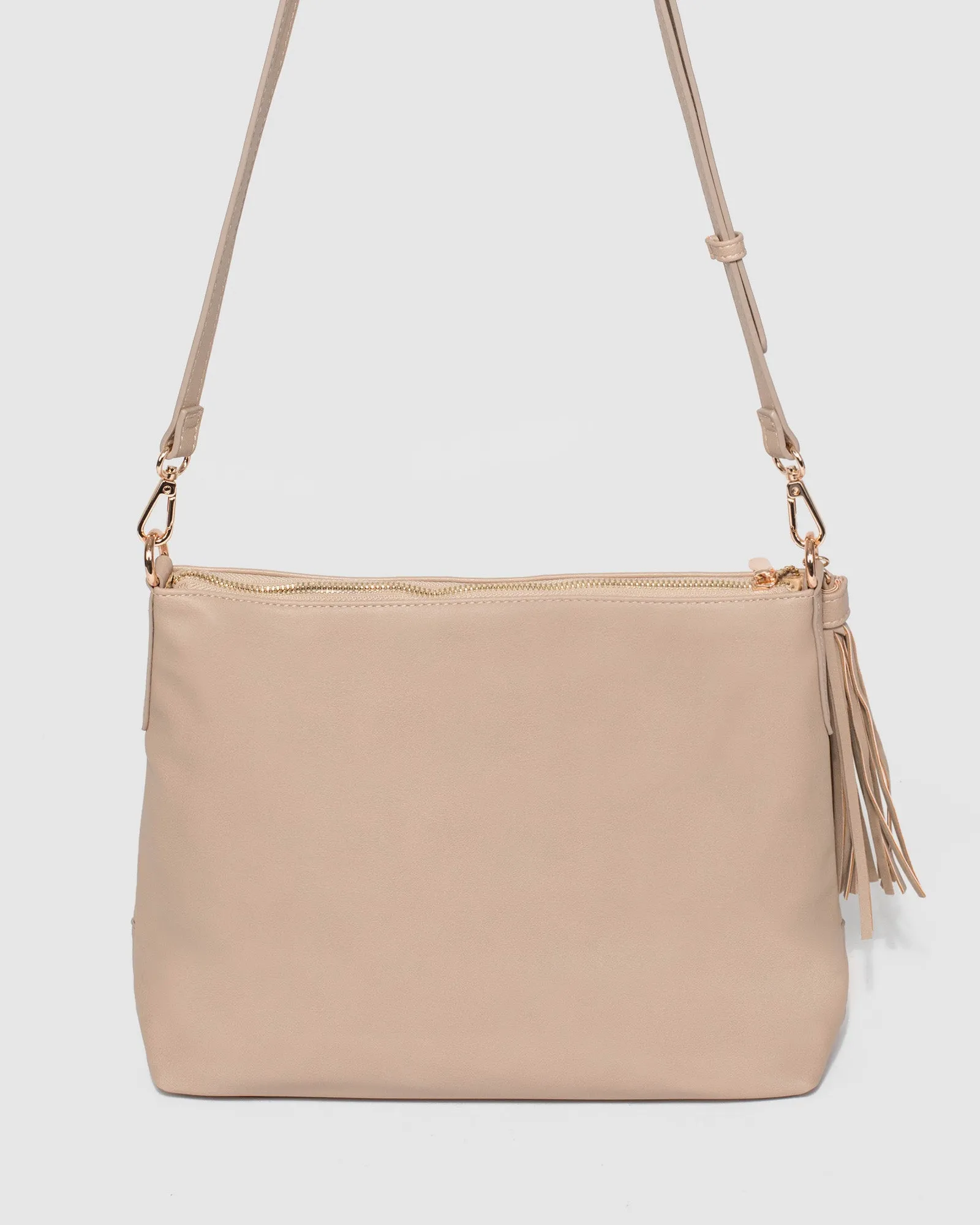 Nude Walking The Dog Patch Crossbody Bag