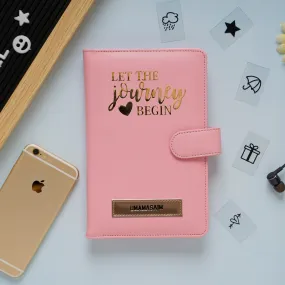 Personalized Baby Pink Travel Organizer