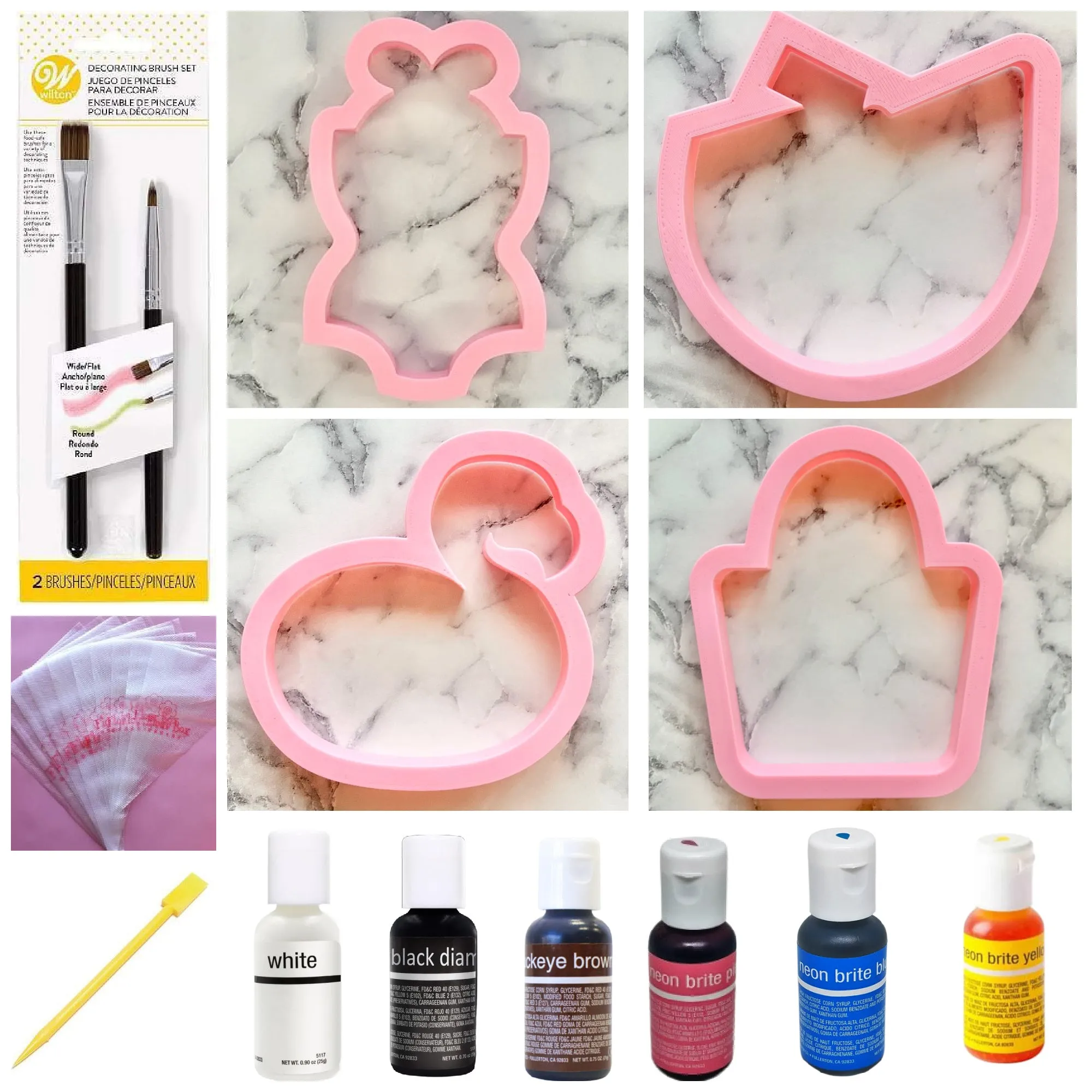 Pool Party Online Decorating Class Recording with Optional Kit