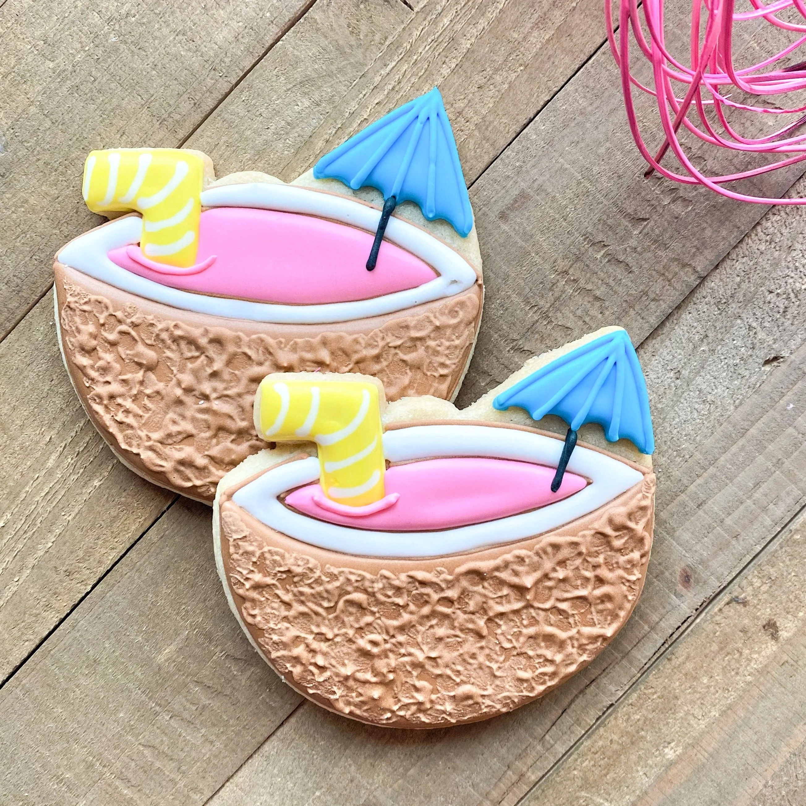 Pool Party Online Decorating Class Recording with Optional Kit