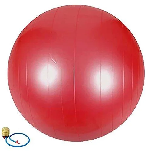 [QUBABOBO] 55cm Yoga Ball Pilates Balance Ball Fitness Exercise Sports Equipment Women Slimming Inflatable ball With Air Pump