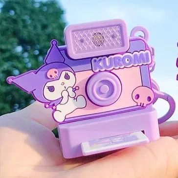 Quirky 3D Keychain with Bagcharm With Light And Sound (Select From DropDown Menu)