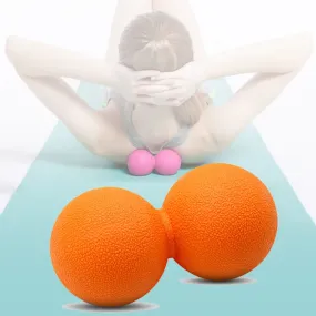 Silicone Elastic Fitness Massage Ball Yaga Ball(Orange)