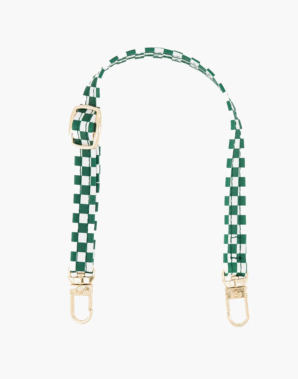 Single Green Checkered Phone Strap - Final Sale