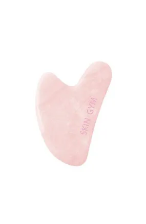 Skin Gym Rose Quartz Crystal Sculpty Heart Gua Sha Tool