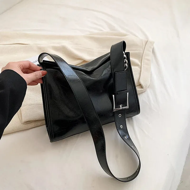 Small Silver Shoulder Bags for Women Designer Fashion Handbags Trend Leather Underarm Shoulder Side Ladies Crossbody Bag